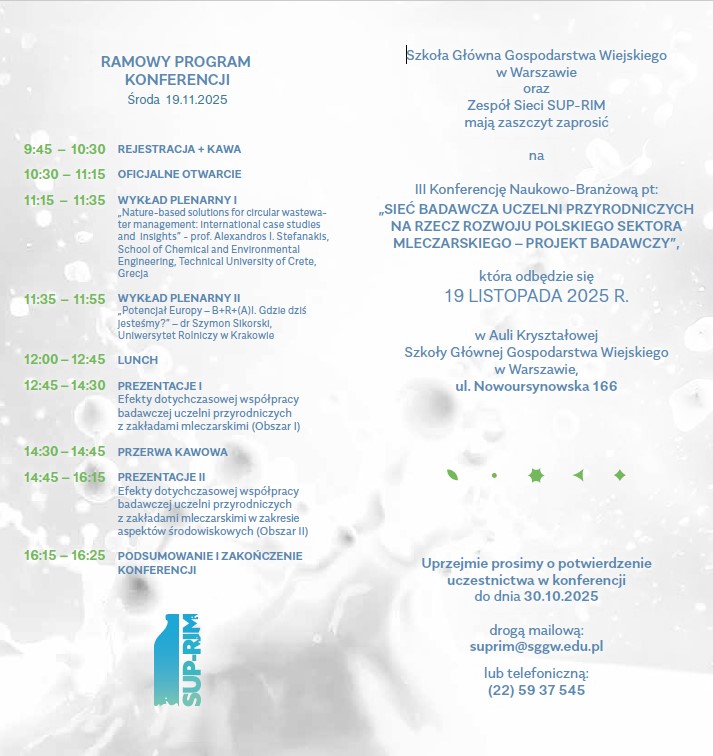 program konferencji