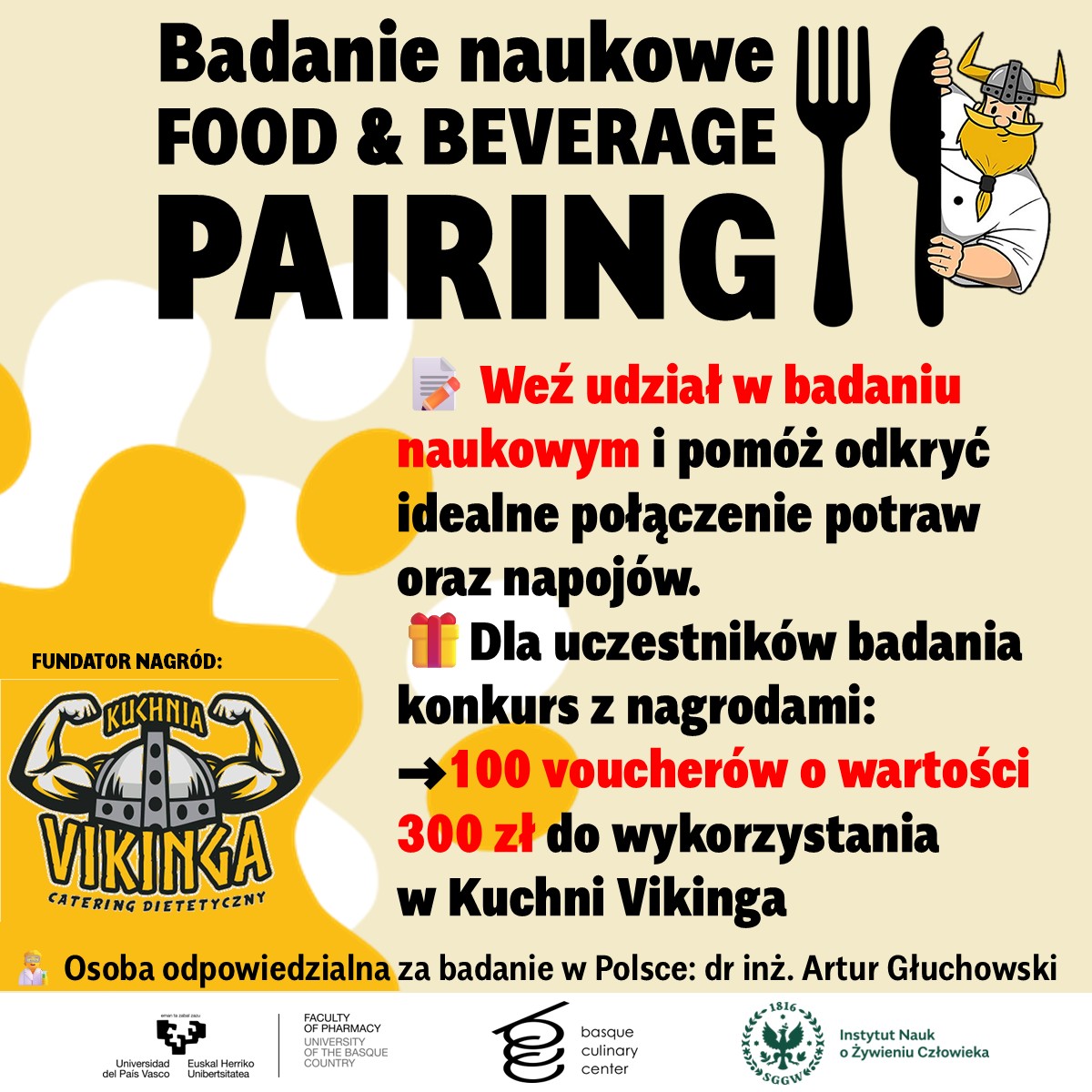 plakat informujący o konkursie